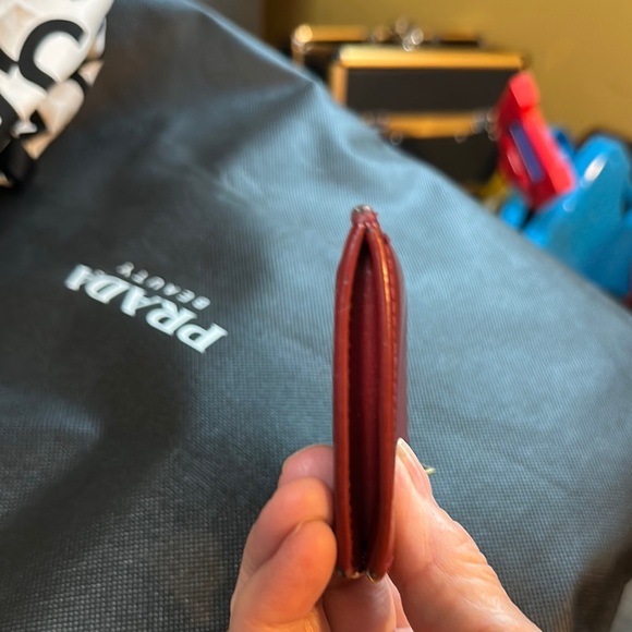 Saint Laurent Red Leather Wallet - Picture 11 of 15